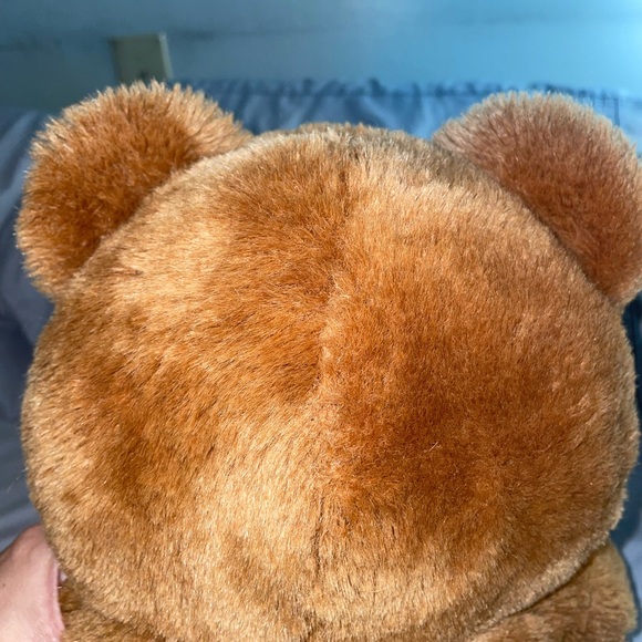 Dakin Brown Honey Jo Vintage 1986 20" Plush Teddy Bear Red Bow Tie Fun Farm - Picture 6 of 11